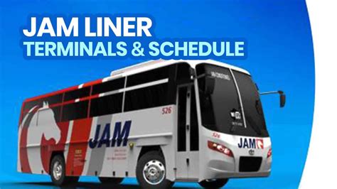 JAM LINER BUS: Open Terminals, New Schedule & Fares (New .